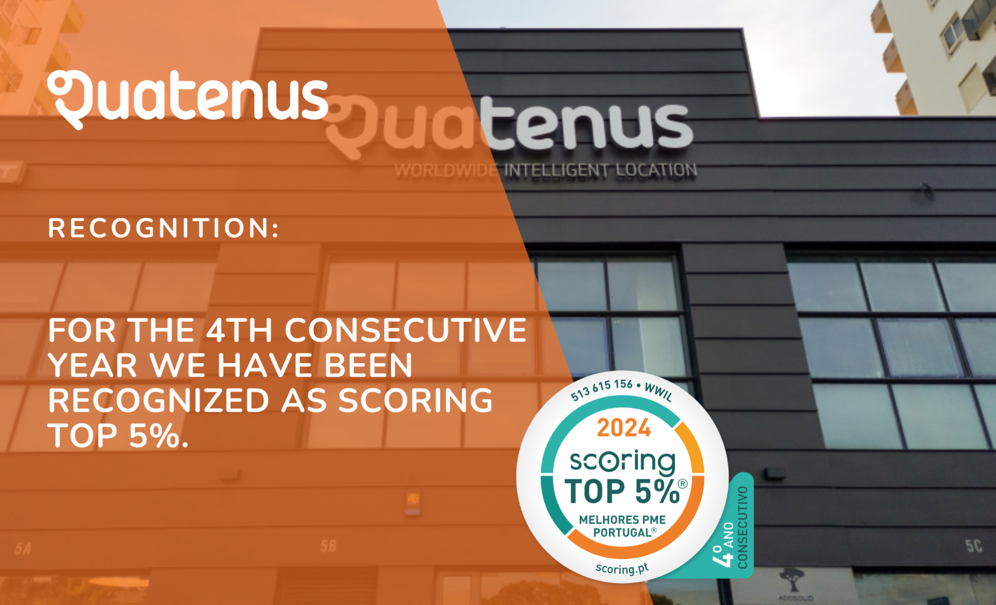 Quatenus Reaches Scoring Top 5% in Trusted Companies for Fourth Consecutive Year