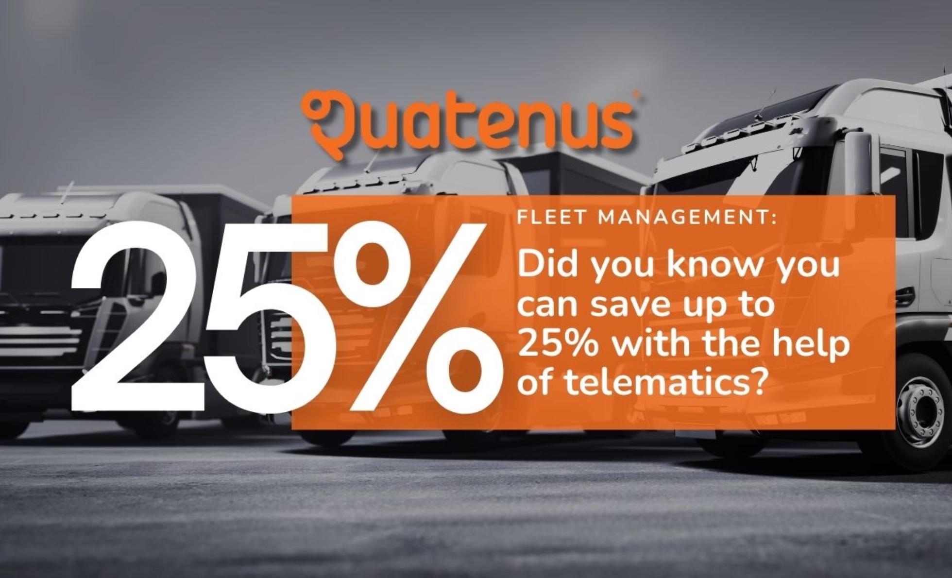 Fleet Management: How Telematics Can Reduce Fuel Costs by Up to 25%