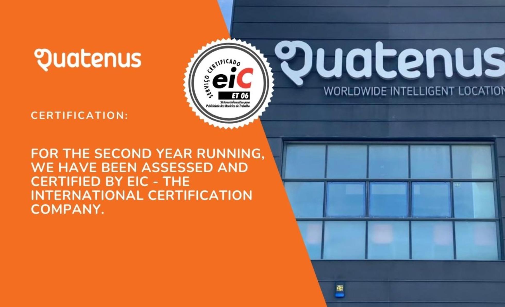 The importance of EIC certification for Quatenus and the impact on the market